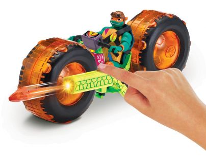 Teenage Mutant Ninja Turtles motorka s figúrkou Michelangelo
