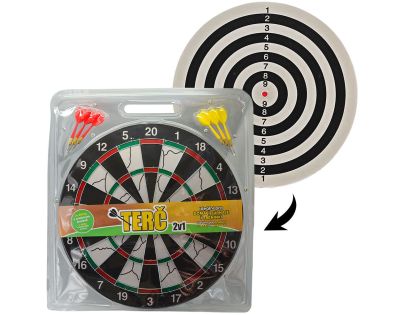 Terč 2v1 na šípky 43 cm