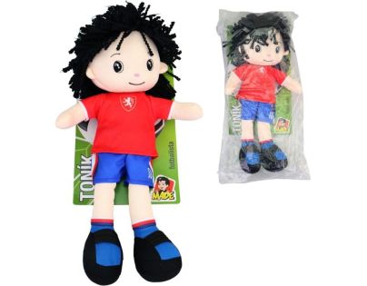Made Textilná bábika Toník futbalista 40 cm český hlas - Poškodený obal