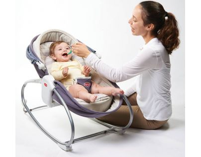 Tiny Love Lehátko 3v1 Cozy Rocker Napper šedé