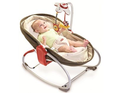 Tiny Love Lehátko 3v1 Rocker Napper hnědá