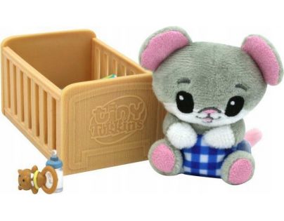 Tiny Tukkins Baby Crib plyšový maznáčik s postieľkou