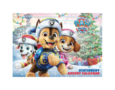 Tlapková Patrola adventný kalendár (papierenský)