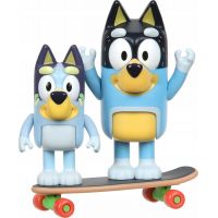 TM Toys Bluey 2 figúrky Bluey&Bandit skateboard