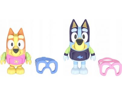 TM Toys Bluey figúrky Bluey a Bingo Čas na bazén 2 ks