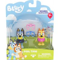 TM Toys Bluey figúrky Bluey a Bingo Čas na bazén 2 ks 3