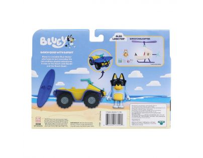 TM Toys Bluey sada Plážové vozítko