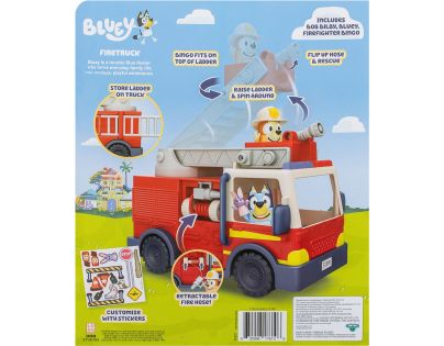 TM Toys Hasičské auto Bluey + 2 figúrky