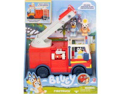 TM Toys Hasičské auto Bluey + 2 figúrky