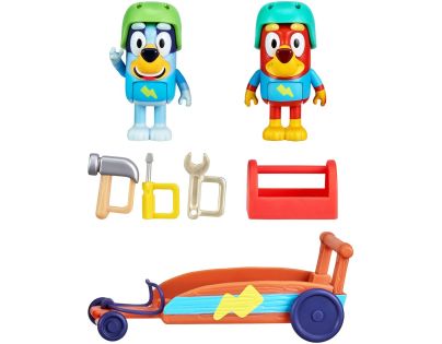TM Toys Herná sada Bluey na cestách autíčko + figúrky