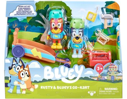 TM Toys Herná sada Bluey na cestách autíčko + figúrky