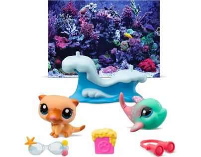 TM Toys Littlest Pet Shop balenie 2 figúrok Petfluenceri 46, 47