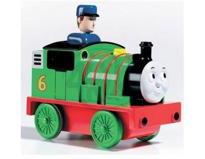 Tomáš se strojvedoucím Percy