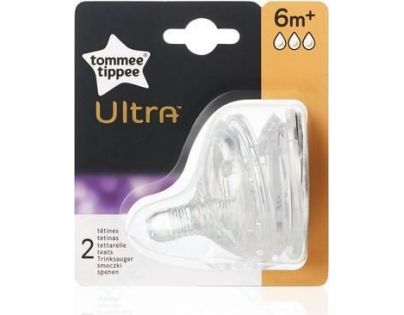 Tommee Tippee Náhradné cumlík C2N 2ks, 6+ rýchly prietok