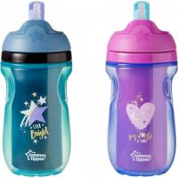 Tomme Tippee Netečúci termohrnček so slamkou Explora 260ml 12m + Tomme Tippee Netečúci termohrnček so slamkou Explora 260ml 12m +