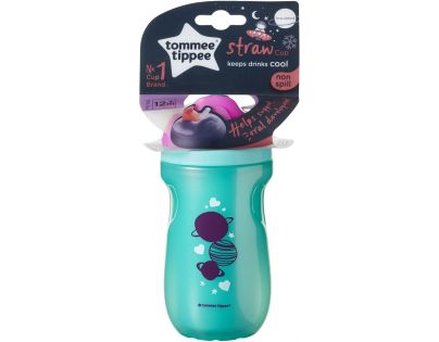 Tomme Tippee Netečúci termohrnček so slamkou Explora 260 ml 12 m+