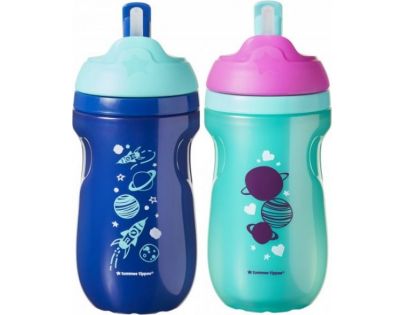 Tomme Tippee Netečúci termohrnček so slamkou Explora 260 ml 12 m+