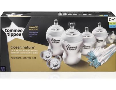 Tommee Tippee Sada dojčenských fľaštičiek C2N s kefou
