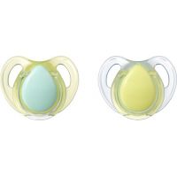 Tomme Tippee Šidítko Cherry latex 2 ks 0-6m Basic žluto-modrý Tomme Tippee Šidítko Cherry latex 2 ks 0-6m Basic žluto-modrý