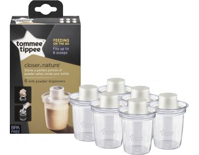 Tommee Tippee Dávkovač na sušené mlieko C2N 6 ks