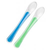 Tommee Tippee Explora Lžičky pro nejmenší silikonové 2ks zeleno-modrá Tommee Tippee Explora Lžičky pro nejmenší silikonové 2ks zeleno-modrá