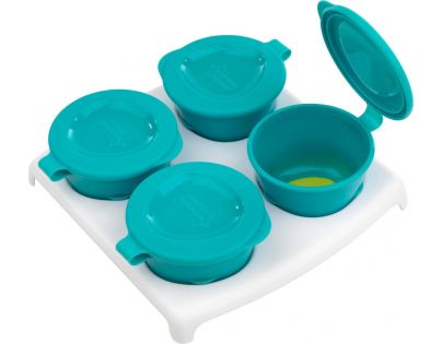 Tommee Tippee Explora Nádobky do mrazáku 4ks - Tyrkysová