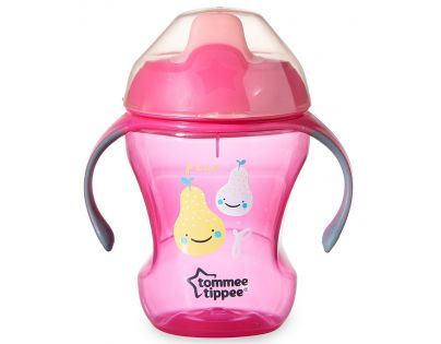 Tommee Tippee Explora Netekoucí hrnek Easy Drink Cup 230ml - Růžová
