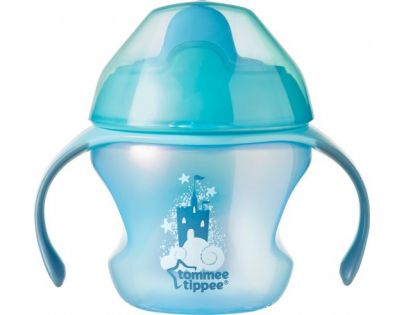 Tommee Tippee Explora Netečúci hrnček First Cup 150ml 4m + tyrkysová