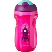 Tommee Tippee Explora Netekoucí termohrnek New 260ml Růžová s raketou Tommee Tippee Explora Netekoucí termohrnek New 260ml Růžová s raketou