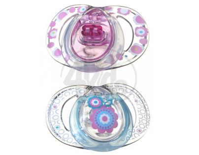 Tommee Tippee Šidítko C2N silikon STYLE 2ks 3-9 m