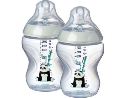 Tommee Tippee Kojenecká láhev C2N 2ks 260ml 0m+ panda
