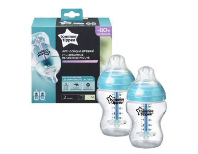 Tommee Tippee Dojčenská fľaša C2N Anti-Colic 260 ml 0 m+ 2ks