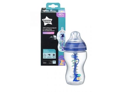 Tommee Tippee Dojčenská fľaša C2N ANTI-COLIC Boy 340 ml 3m +