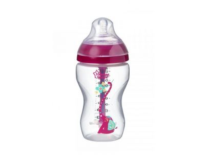 Tommee Tippee Dojčenská fľaša C2N Anti-Colic Girl 340ml 3m +