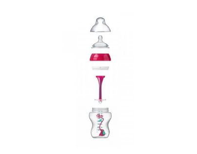 Tommee Tippee Dojčenská fľaša C2N Anti-Colic Girl 340ml 3m +
