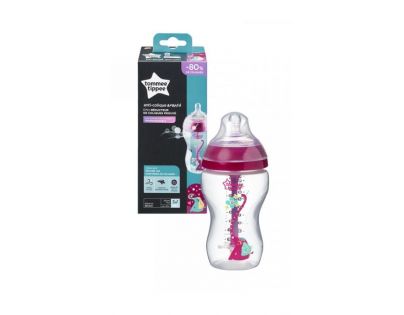 Tommee Tippee Dojčenská fľaša C2N Anti-Colic Girl 340ml 3m +