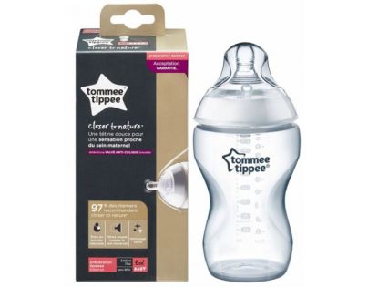 Tommee Tippee Dojčenská fľaša C2N hustá strava 340ml 6m +