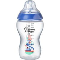 Tommee Tippee Kojenecká láhev C2N modrá 340ml 3m+ loďka Tommee Tippee Kojenecká láhev C2N modrá 340ml 3m+ loďka