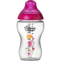 Tommee Tippee Kojenecká láhev C2N 340ml 3m+ tm. růžová Tommee Tippee Kojenecká láhev C2N 340ml 3m+ tm. růžová