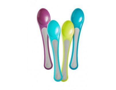 Tommee Tippee Lyžičky na kŕmenie široké od 6 mesiacov 4 ks