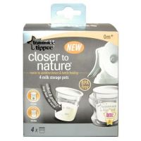 Tommee Tippee Nádobky na skladovanie materského mlieka C2N 4 ks 0 m+