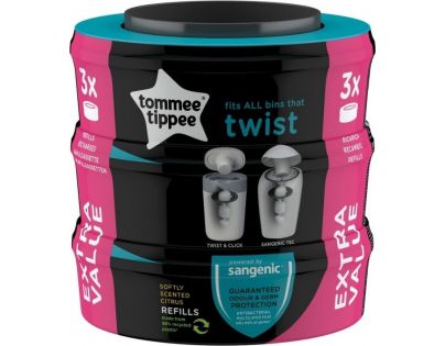 Tommee Tippee Náhradné kazety Sangenic Twist (univerzálne) 3ks