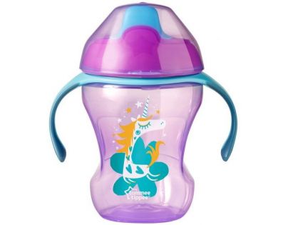 Tommee Tippee Netečúci hrnček Explora Easy Drink 230 ml fialový