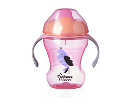 Tommee Tippee netekoucí hrnek Explora Easy Drink 230ml růžová