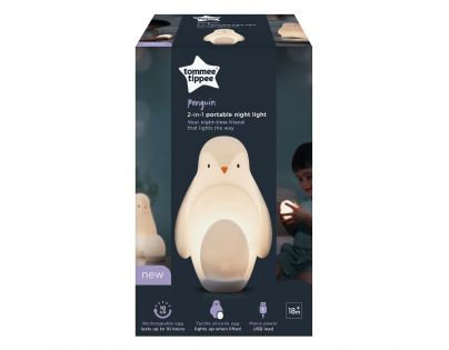 Tommee Tippee Nočné svetlo 2v1 tučniak
