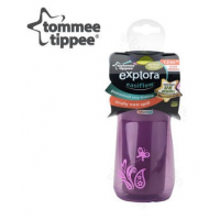 Tommee Tippee Termo téglik Explora sa zaklapávacím slamkou 300ml 18m + Ružová 2