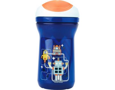Tommee Tippee Termo téglik Explora trénovací 300ml 24m + modrá roboti