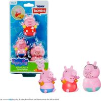 Toomies Prasiatko Peppa Pig, otecko a Tom striekajúcej hračky do vody - Poškodený obal 2