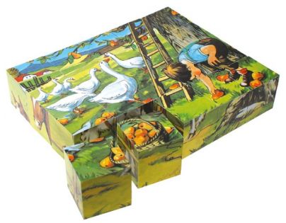 Topa kostky Domácí zvířátka v krabičce