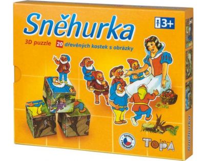 Topa Kostky kubus Sněhurka 20ks